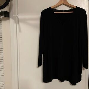 2X Ralph Lauren stretch jersey knit tunic style top